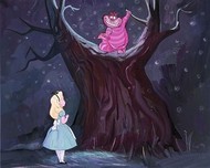 Alice in Wonderland Animation Art Alice in Wonderland Animation Art Choosing Her Path